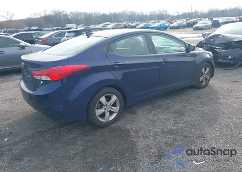 2013 Hyundai Elantra Gls z USA, uszkodzony, nr VIN 5NPDH4AE4DH431526